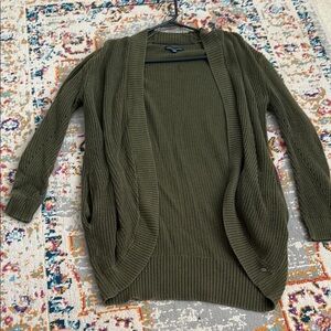 American Eagle Outfitters Green Cardigan Sweater